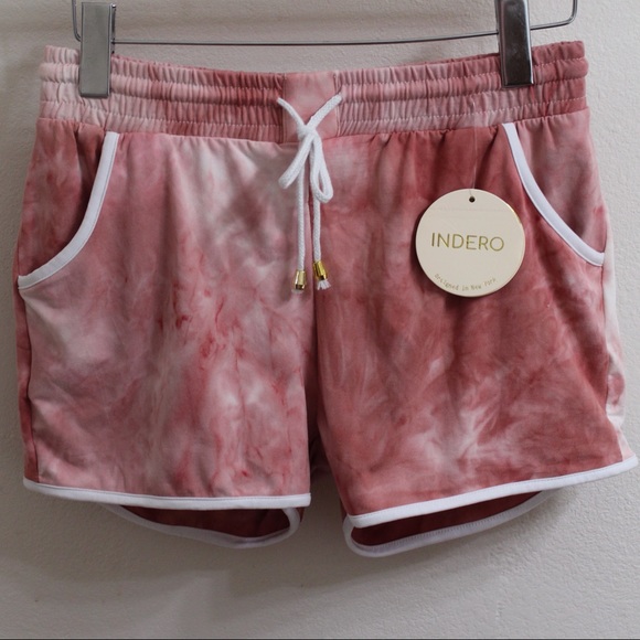 NEW Tie Dye Pink Shorts - Picture 1 of 3